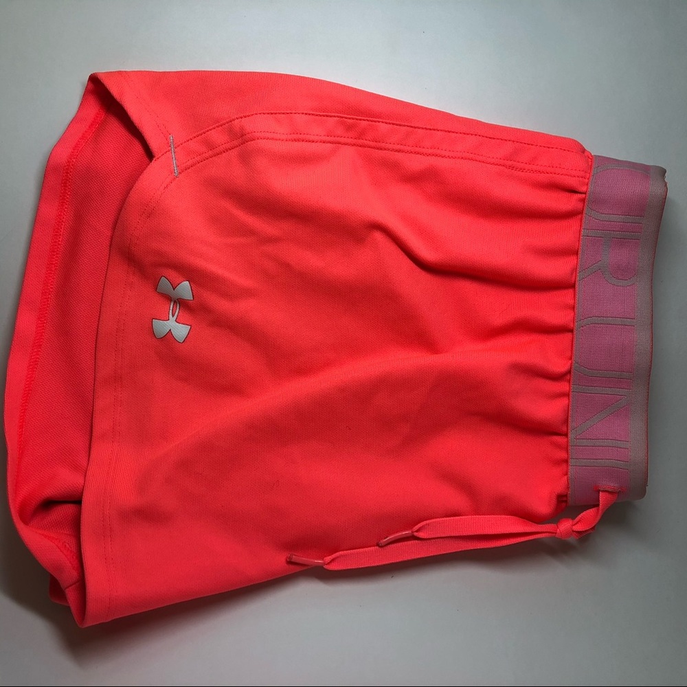 Neon Pink Under Armour  Shorts S